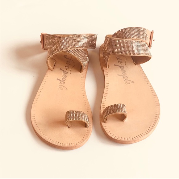 Free People rose gold sandal - Picture 5 of 10